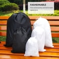 thumbnail image 4 of HAMPPLIES 1 Set Black Non-woven Fabric Storage Bag for Dustproof Protection 11.8x7.9in, 4 of 8
