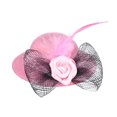 thumbnail image 1 of Greeniant Divertidos sombreros de pollo, Mini gorro de plumas con dobladillo, decoración para banquetes, puesta en escena, accesorio para disfraz, Aseo de mascotas Rosado Greeniant PT003910-02, 1 of 6
