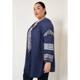thumbnail image 2 of June & Vie Women's Plus Size Embroidered Peasant Blouse, 2 of 3