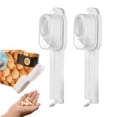 thumbnail image 1 of Clearance Items！ 2PCS Food Bag Sealing Clip With Pour Spout 2024 New Food Bag Clips With Pour Spouts Great Clips Bags For Kitchen Suitable For Small Particle Food Liquid Flour freezer seal bags, 1 of 7