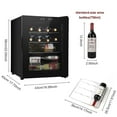 thumbnail image 2 of Ktaxon 1.7cu.ft 16 Bottle Compressor Wine Cooler Freestanding Wine Fridge, Fast Cooling, Low Noise, 2 of 15
