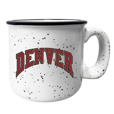 

University of Denver Pioneers Speckled Ceramic Camper Coffee Mug (Choose Your Color).