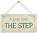 thumbnail image 3 of kaishihui Steps Warning Notice Sign-Please Mind The Step (5 "X 10"), 3 of 4