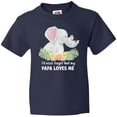 thumbnail image 3 of Inktastic I'll Never Forget That My Papa Loves Me with Cute Elephants Youth T-Shirt, 3 of 5