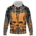 thumbnail image 1 of Sudadera con capucha con estampado de calavera 3D para hombre, sudadera con estampado de temática de terror, sudadera con capucha de moda de otoño e invierno, ropa para hombre, 1 of 6
