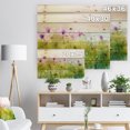 thumbnail image 5 of Design Art - Cosmos Abstrait Vert Violet de Fleurs, 5 of 5