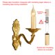 thumbnail image 4 of Cubiertas de vela Unique Bargains Metal Dorado 3.1 Pulgadas 12uds, 4 of 5