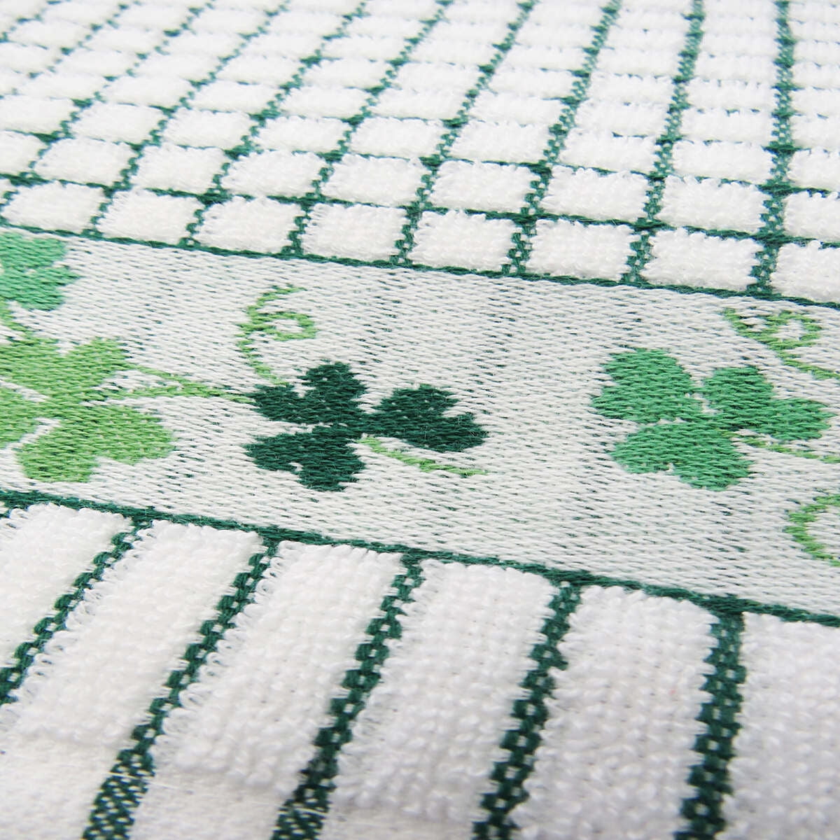 Samuel Lamont Poli-Dri 3-Piece Kitchen Tea Towel Set Shamrock 100% Cotton Ultra Absorbent