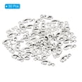 thumbnail image 3 of Letter Charm Pendants, 50 Pcs Character Alphabet Pendant Bulk DIY for Jewelry Making Bracelets, Silvery, G, 3 of 6