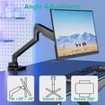 thumbnail image 4 of Soporte para Monitor WALI Negro con Brazo Ultra Ancho y Resorte de Gas Ajustable, 4 of 8