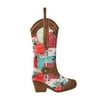 The Pioneer Woman 20" Woven Boot Christmas Stocking, Cheerful Rose Patchwork