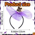 thumbnail image 3 of Halloween Themed Headband Decorative Hair Hoop, Classic Holiday Headwear for Women, Great for Halloween, Christmas, Wedding Events and Daily Dress Matching, 3 of 9