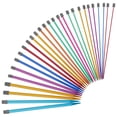 thumbnail image 2 of WEUVEB Aluminum Straight Knitting Needles Set with Multiple Sizes for Beginners and Experts, 1 Set, 2 of 8