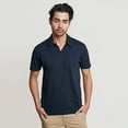 thumbnail image 2 of True Classic Polo Shirts for Men, Premium Fitted Golf Shirts for Men and Mens Polo Shirts Short Sleeve. Navy, Large, 2 of 7