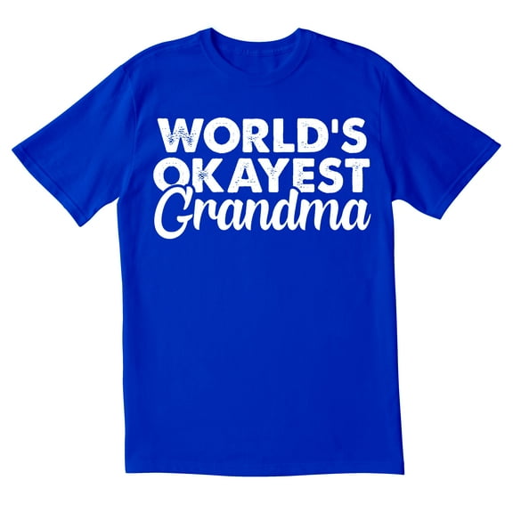 TotallyTorn World's Okayest Grandma Novelty Sarcastic Funny Men's T Shirts