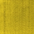thumbnail image 1 of Ahgly Company Machine Washable Indoor Square Abstract Yellow Contemporary Area Rugs, 8' Square, 1 of 4