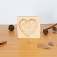 thumbnail image 7 of Wooden Cookie Mould - 3.93" x 3.93" Love Rose Carved Baking Tool,Love Rose, 7 of 7