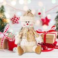 thumbnail image 3 of Figuritas de felpa navideñas, muñeco de alce con lentejuelas multifuncional, suministros para fiestas navideñas, 3 of 6