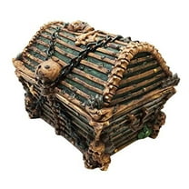 Ebros Pirate Davy Jones Skulls And Bones Treasure Chest Design Jewelry Box