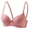 thumbnail image 2 of Purcolt Women's Push Up Bra Double Support Underwire Comfort Everyday Bras Full Coverage Non Padded T Shirt Bra, 2 of 9