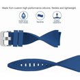 thumbnail image 2 of PINHEN Compatible with Samsung Galaxy Watch 46mm Bands/Gear S3 Frontier Classic Watch Band, 22mm Soft Silicone Band Replacement Wrist Straps for Galaxy Watch 3 Bands 45mm, 4Pack B, 2 of 7