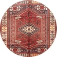 thumbnail image 1 of Ahgly Company Machine Washable Indoor Round Traditional Light Copper Gold Area Rugs, 3' Round, 1 of 7