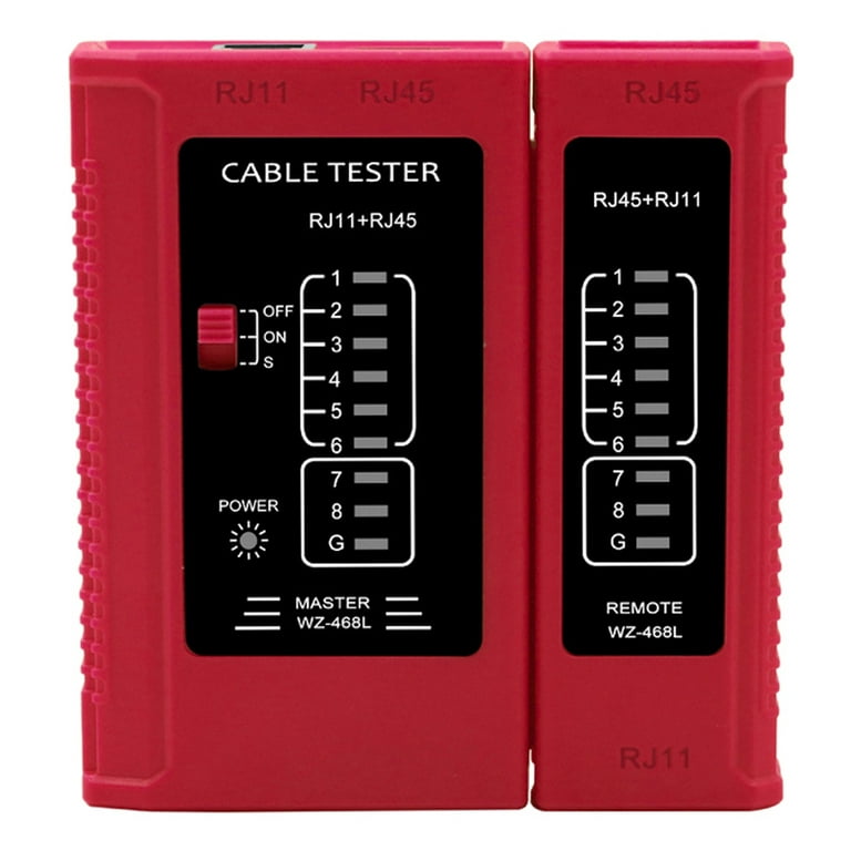 Professional RJ45 Cable tester Network Cable Tester RJ45 RJ11 RJ12