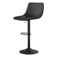 thumbnail image 5 of Daluvenix Counter Height Bar Stools with Back Set of 2,Modern BarStools with PU Leather, Adjustable Swivel High Back Bar Stool Chair with Footrest for Kitchen Island,Black, 5 of 8