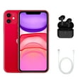 thumbnail image 1 of Apple iPhone 11 A2111 Reconditionné (Entièrement Débloqué) 64 Go Rouge (Grade A) avec Écouteurs Sans Fil, 1 of 4