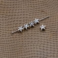 thumbnail image 4 of 100 piezas de espaciadoras Baoblaze de aleación de metal de zinc Color de plata estrella 6 mm x3 mm, 4 of 8