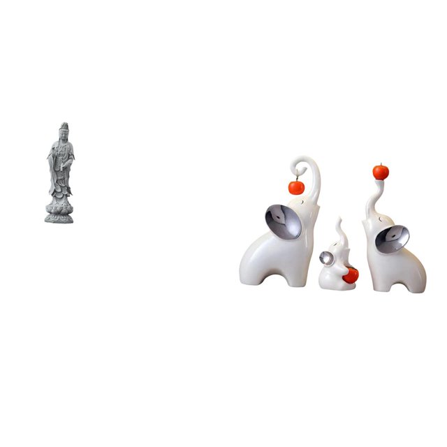 Estatua De Elefante Guan Yin, Adorno De Piedra, Obra De Arte, Colección Feng Shui, Escultura De Buda Femenina China, Figura De Animal Kuanyin, Artesanía Familiar Para Gabinete, Escritorio,