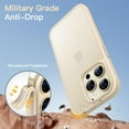 thumbnail image 5 of JETech Matte Case for iPhone 13 Pro 6.1-Inch, Shockproof Military Grade Drop Protection, Frosted Translucent Back Phone Cover, Anti-Fingerprint (Light Gold), 5 of 6