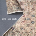 thumbnail image 5 of Custom Size Anti-Slip Machine Washable Vintage / Traditional Oriental Floral Design Runner Rugs ( 2' x 26"), 5 of 6
