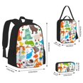 thumbnail image 2 of Fotbe Animals Set Escolar 3 en 1 para Niños - Mochila Duradera con Lonchera Aislante y Estuche para Lápices - Mochila Escolar para Niños y Niñas, 2 of 7