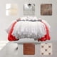thumbnail image 5 of 4 Pack Mop Head 2 in 1 Mop Head Mop for Vileda Turbo Refill Fiber Mop Accessory Replacement Head Red, 5 of 5
