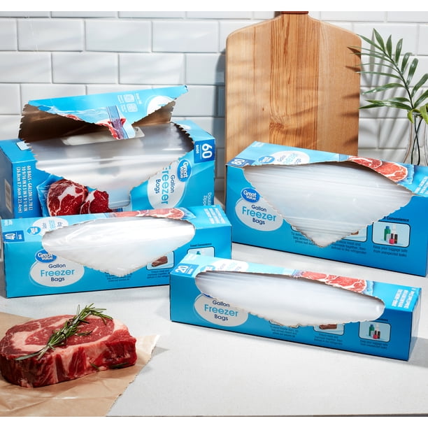 Great Value Freezer Bags 80 | Premium quality - Walmart Business