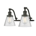 thumbnail image 1 of 515-2W-OB-G64-LED-Innovations Lighting-Small Cone-7W 2 LED Bath Vanity in Industrial Style-18 Inches Wide by 12 Inches High   Oil Rubbed Bronze Finish, 1 of 1