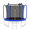 Blue + Steel+3, variant on KAIFENG Outdoor Trampoline With Safety Enclosure Net Basketball Hoop Heavy Duty Backyard Bounce Equipment
