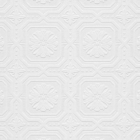 Tin Tile Wallpaper - Tin Tiles Paintable Wallpaper