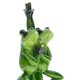 thumbnail image 3 of Estatuas modernas de pareja de ranas, escultura de rana, colección de animales, adornos, artesanía d Soledad Figuras de rana, 3 of 5