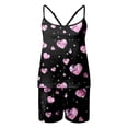 thumbnail image 4 of Yuncity Women Valentine's Day Pajamas Love Heart Printed Camisole Shorts Home Sleeveless Top Casual Pjs Sleepwear Pink Xxl, 4 of 4