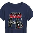 thumbnail image 3 of Star Wars - Tie Fighter And Pilot - Women's Short Sleeve Classic Fit Tee, 3 of 5