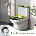 thumbnail image 4 of HELLHERO Cat Spider Web Pattern Adds Holiday Charm for Modern Bathrooms, Adjustable Elastic Fabric Toilet Top Cover, Soft, Fits All Toilet Shapes, 2 Pcs Set, 4 of 8