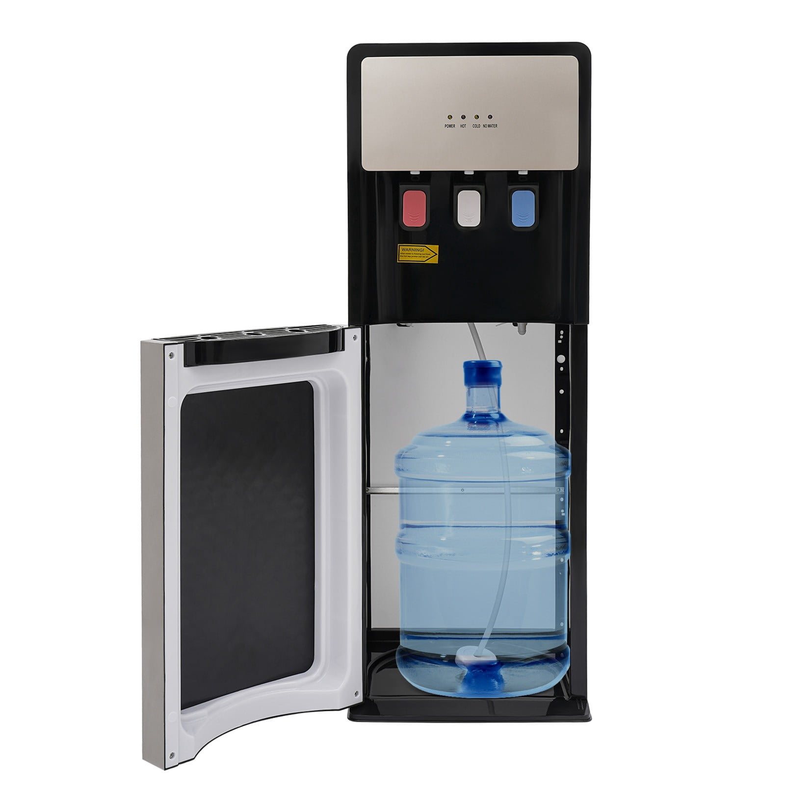 Bottom Loading Water Dispenser, Hot Cold Water Dispenser, 3 Temperature Water Outlet, for Home, Office (Silver Grey)