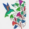 thumbnail image 3 of CafePress - Rainbow Hummingbird On Trumpet Vine - Kids Hooded Sweatshirt, Classic Hoodie, 3 of 4