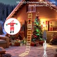 thumbnail image 3 of Escalera de escalada de Papá Noel de 3 m, luz cálida, decoración navideña 2024 para el hogar, jardín al aire libre, adorno para árbol de Navidad, regalo de Año Nuevo, 3 of 5