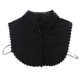 thumbnail image 1 of Blusa de Media Camisa Desmontable de Cuello Falso Jinwen Collar de Organza, 1 of 8