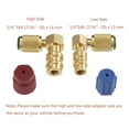thumbnail image 3 of Lefu Adaptateur de Conversion R-12 à R-134A Raccord Rapide A/C 90°, 3 of 9
