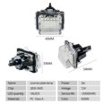 thumbnail image 3 of Xomzema For Benz W204 W212 W216 W221 W207 6000K White 18 SMD LED License Number Plate Light, 3 of 6