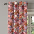 thumbnail image 2 of Ambesonne Colorful Grommet Curtain, Nomadic Rug Tribal, 50" x 120", Multicolor, 2 of 6